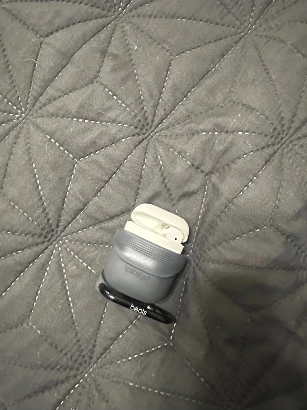 Black & Gray Protective Case for True Wireless Earbuds AirPods